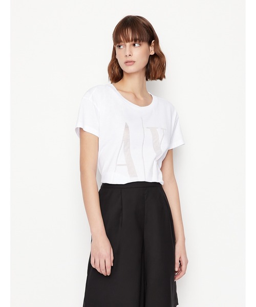 国内発送【アルマーニエクスチェンジ】半袖 シースルー Tシャツ ARMANI EXCHANGE（アルマーニエクスチェンジ）の「【A|X