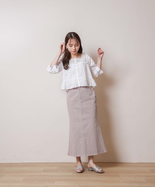 flower（フラワー）の「マチュアレースブラウス（シャツ/ブラウス・レディース・ホワイト/ブラック・FREE）」の3枚目の写真