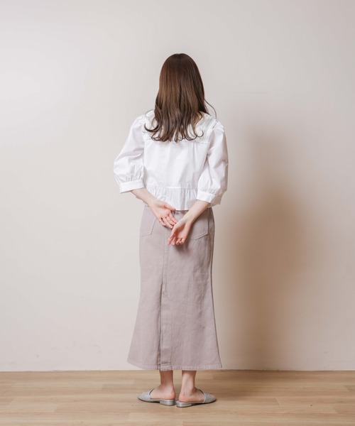 flower（フラワー）の「マチュアレースブラウス（シャツ/ブラウス・レディース・ホワイト/ブラック・FREE）」の6枚目の写真