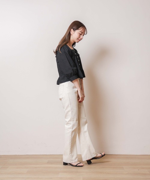 flower（フラワー）の「マチュアレースブラウス（シャツ/ブラウス・レディース・ホワイト/ブラック・FREE）」の13枚目の写真