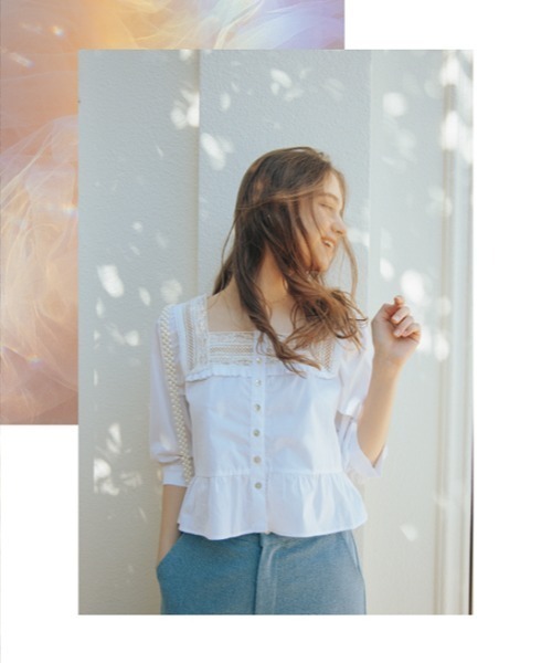 flower（フラワー）の「マチュアレースブラウス（シャツ/ブラウス・レディース・ホワイト/ブラック・FREE）」の21枚目の写真