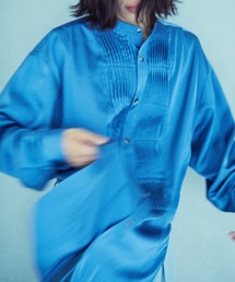 TAUPE | 【TAUPE / トープ】22SS サテンスモッキングロングシャツ(シャツ/ブラウス)