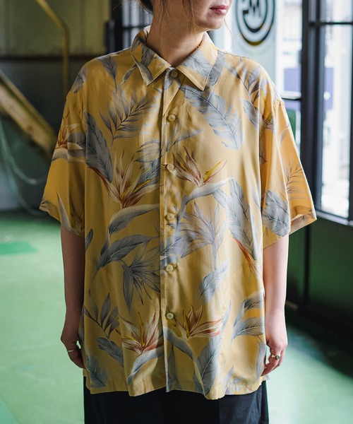 GORDON MILLER(ゴードンミラー)の「GORDON MILLER(ゴードンミラー)サイドポケットアロハシャツ(シャツ/ブラウス・メンズ・ブルー/マスタード・M/L)」の19枚目の写真
