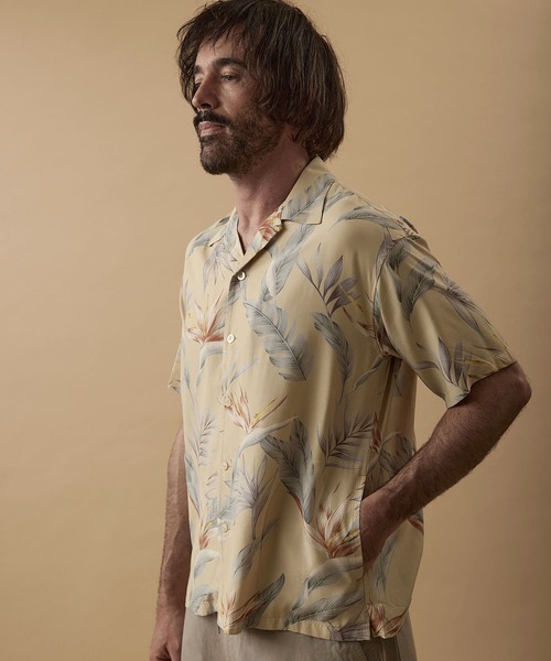 GORDON MILLER(ゴードンミラー)の「GORDON MILLER(ゴードンミラー)サイドポケットアロハシャツ(シャツ/ブラウス・メンズ・ブルー/マスタード・M/L)」の14枚目の写真