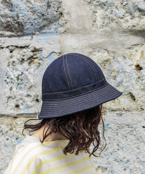 GLOSTER(グロスター)の「【GLOSTER/グロスター】DENIM METRO HAT デニムメトロハット(ハット・メンズ・ブラック/インディゴブルー・FREE)」の21枚目の写真