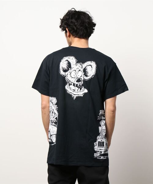 RAT FINK（ラットフィンク）の「【RAT FINK】(UN)RAT FINK S/S TEE（Tシャツ/カットソー・メンズ・ホワイト/ブラック・LARGE/X-LARGE/MEDIUM）」の3枚目の写真