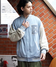 ワッペン刺繍スタジャン