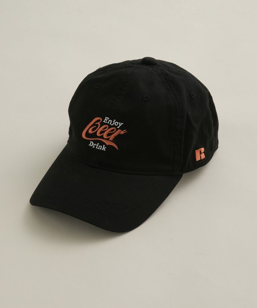 INFIELDER DESIGN（インフィールダーデザイン）の「INFIELDER DESIGN×RUSSELL ATHLETIC/BEER CAP（キャップ・メンズ・ワインレッド/ホワイト/ブラック/ベージュ・FREE）」の3枚目の写真