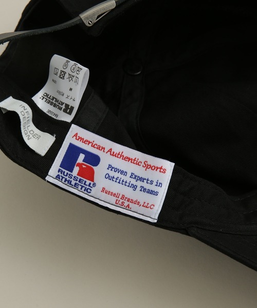 INFIELDER DESIGN（インフィールダーデザイン）の「INFIELDER DESIGN×RUSSELL ATHLETIC/BEER CAP（キャップ・メンズ・ワインレッド/ホワイト/ブラック/ベージュ・FREE）」の9枚目の写真