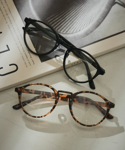prose verse（プロズヴェール）の「クリアレンズメガネ（メガネ・レディース・ブラック/ブラウン・ﾌﾘ-）」の2枚目の写真
