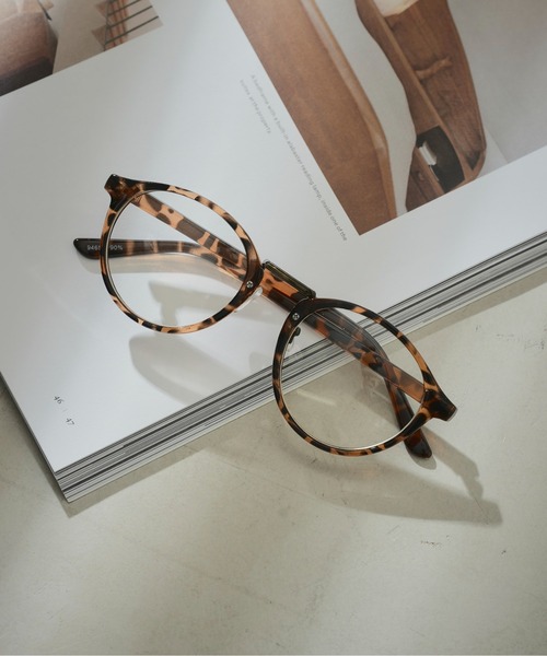 prose verse（プロズヴェール）の「クリアレンズメガネ（メガネ・レディース・ブラック/ブラウン・ﾌﾘ-）」の3枚目の写真