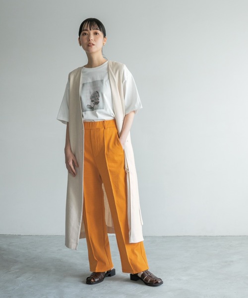 LOWRYS FARM（ローリーズファーム）の「フォトプリントＴシャツ　273249（Tシャツ/カットソー・レディース・ホワイト/グレー/ホワイト系その他2・FREE）」の4枚目の写真