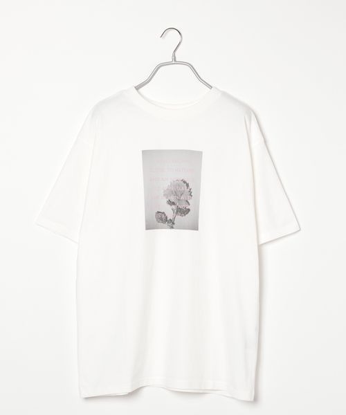 LOWRYS FARM（ローリーズファーム）の「フォトプリントＴシャツ　273249（Tシャツ/カットソー・レディース・ホワイト/グレー/ホワイト系その他2・FREE）」の13枚目の写真