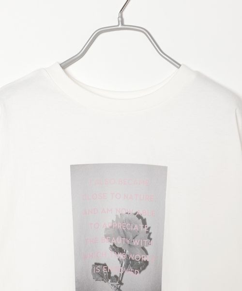 LOWRYS FARM（ローリーズファーム）の「フォトプリントＴシャツ　273249（Tシャツ/カットソー・レディース・ホワイト/グレー/ホワイト系その他2・FREE）」の15枚目の写真