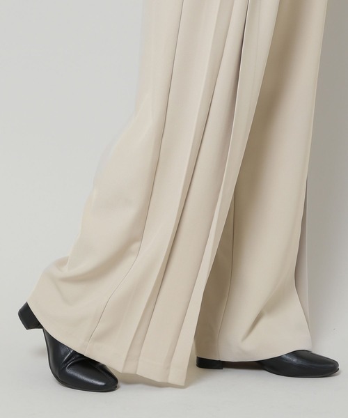 ALAND（エーランド）の「3.3Field Trip／2-TUCKワイドスラックス  2277676（スラックス・レディース・ブラック/ベージュ・SMALL/MEDIUM）」の22枚目の写真