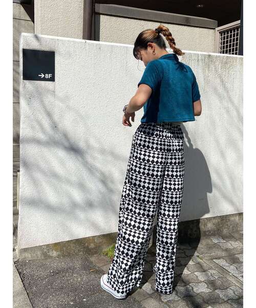 jouetie（ジュエティ）の「パターンリラックスパンツ（その他パンツ・レディース・ブラック/その他1/ブルー/アイボリー・MEDIUM）」の12枚目の写真