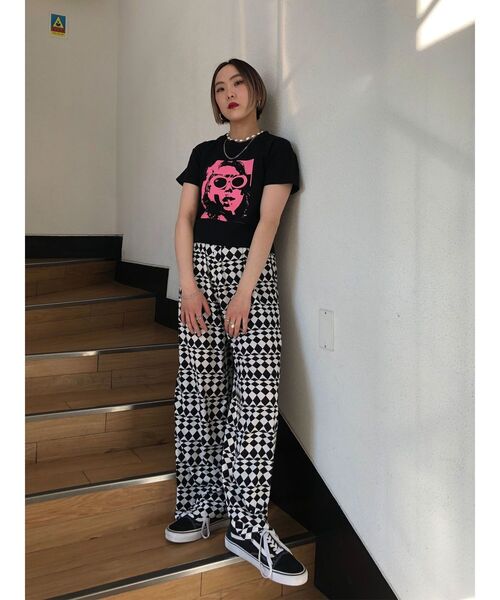 jouetie（ジュエティ）の「パターンリラックスパンツ（その他パンツ・レディース・ブラック/その他1/ブルー/アイボリー・MEDIUM）」の14枚目の写真