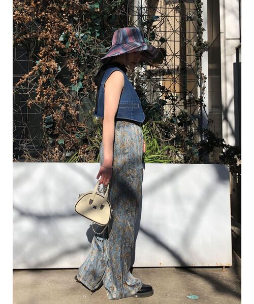 jouetie（ジュエティ）の「パターンリラックスパンツ（その他パンツ・レディース・ブラック/その他1/ブルー/アイボリー・MEDIUM）」の17枚目の写真