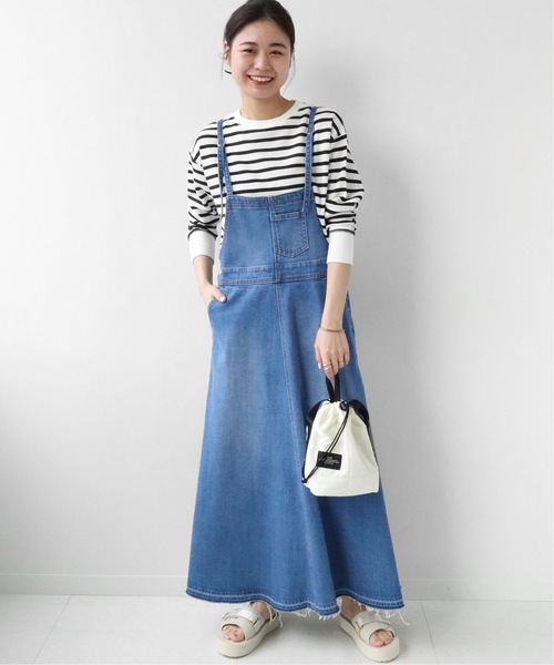 ☆美品☆ジャーナルスタンダードレリューム　デニムジャンパースカート　38 64836553_16_d_500.jpg