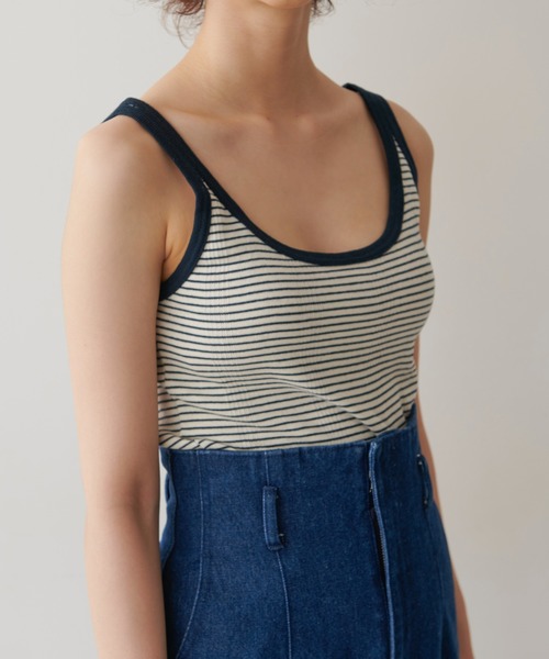 FREE'S MART（フリーズマート）の「Miller / ミラー　キャミタンクトップ（タンクトップ・レディース・オレンジ/ホワイト系その他/ブルー系その他・FREE）」の2枚目の写真