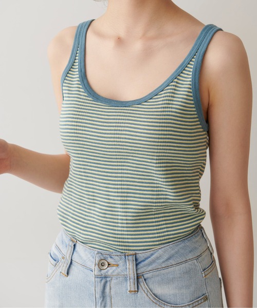 FREE'S MART（フリーズマート）の「Miller / ミラー　キャミタンクトップ（タンクトップ・レディース・オレンジ/ホワイト系その他/ブルー系その他・FREE）」の3枚目の写真