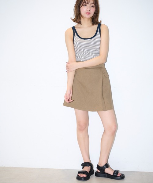 FREE'S MART（フリーズマート）の「Miller / ミラー　キャミタンクトップ（タンクトップ・レディース・オレンジ/ホワイト系その他/ブルー系その他・FREE）」の22枚目の写真