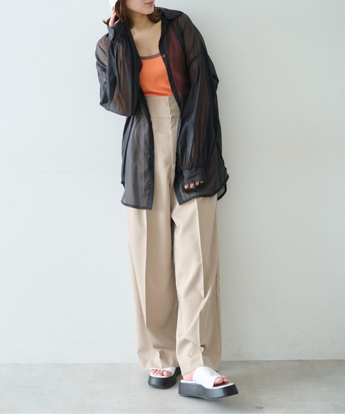 FREE'S MART（フリーズマート）の「Miller / ミラー　キャミタンクトップ（タンクトップ・レディース・オレンジ/ホワイト系その他/ブルー系その他・FREE）」の20枚目の写真