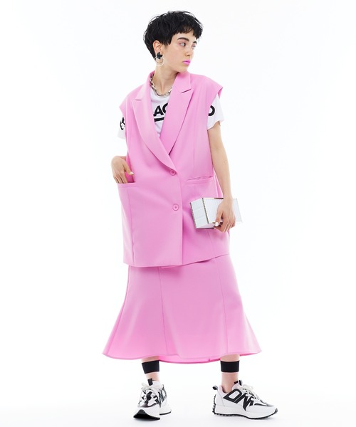 Narcissus(ナルシス)の「【SINN】Narcissusオリジナル セットアップ(ワンピース・レディース・ホワイト/ブラック/ピンク・FREE)」の17枚目の写真