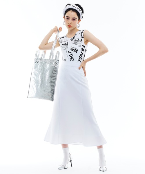 Narcissus(ナルシス)の「【SINN】Narcissusオリジナル セットアップ(ワンピース・レディース・ホワイト/ブラック/ピンク・FREE)」の16枚目の写真