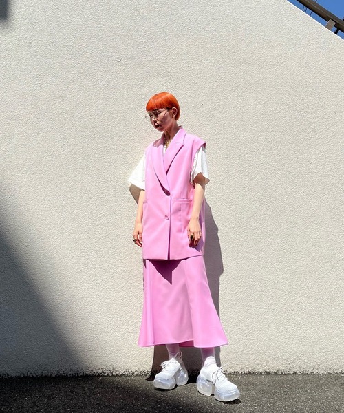 Narcissus(ナルシス)の「【SINN】Narcissusオリジナル セットアップ(ワンピース・レディース・ホワイト/ブラック/ピンク・FREE)」の20枚目の写真