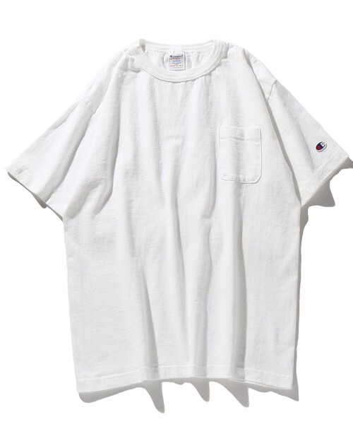 Champion(チャンピオン)の「Champion/チャンピオン T1011/ティーテンイレブン ショートスリーブTシャツ(Tシャツ/カットソー・メンズ・ネイビー/ブラック/グレー/ホワイト・MEDIUM/LARGE)」の1枚目の写真
