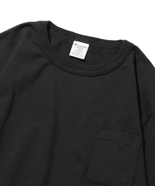 Champion(チャンピオン)の「Champion/チャンピオン T1011/ティーテンイレブン ショートスリーブTシャツ(Tシャツ/カットソー・メンズ・ネイビー/ブラック/グレー/ホワイト・MEDIUM/LARGE)」の5枚目の写真