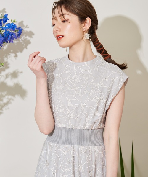 Noela（ノエラ）の「カッティングレースワンピース（ワンピース