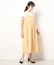 Samansa Mos2 | ギンガムチェックキャミワンピース(ワンピース)