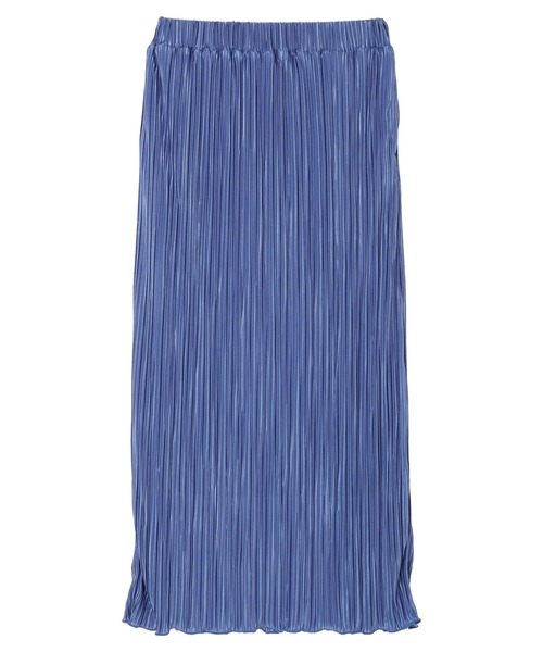 AMERICAN HOLIC（アメリカンホリック）の「カットプリーツタイトスカート（スカート・レディース・ブラック/ブルー/ライトグリーン/グレイッシュベージュ・S/M/L）」の5枚目の写真