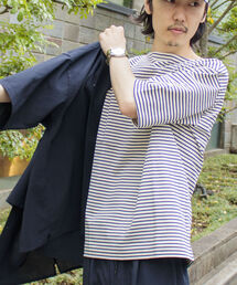 GLOSTER | 【GLOSTER/グロスター】フレンチバスクシャツ ショートスリーブ(Tシャツ/カットソー)