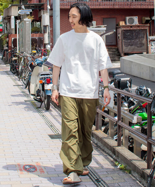 GLOSTER（グロスター）の「【GLOSTER/グロスター】フレンチバスクシャツ ショートスリーブ（Tシャツ/カットソー・メンズ・ネイビー/オフホワイト/ホワイト×レッド/ホワイト×ネイビー/ホワイト×ブルー/ブラック×ホワイト・MEDIUM/LARGE）」の19枚目の写真