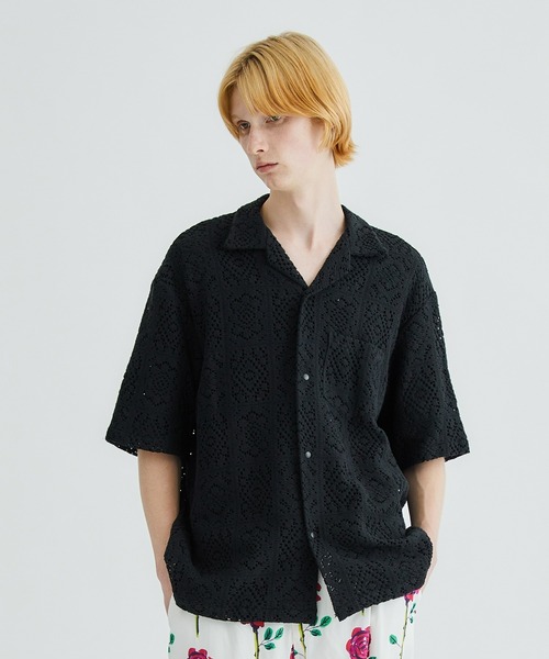 ♦レディース♦ブリーフィング セットアップ　クルーネック パンツ　3Dロゴ　S SASQUATCHfabrix.（サスクワァッチファブリックス）の「KNIT