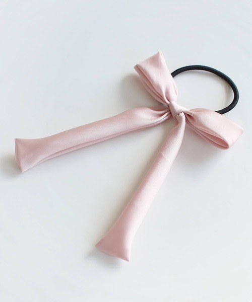再販1６【ラベンダー＆ピンク】ナチュラルリボン♡ヘアゴム 再販16【ラベンダー＆ピンク】ナチュラルリボン♡ヘアゴム