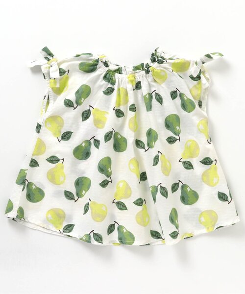 apres les cours（アプレレクール）の「3柄フルーツチュニック（チュニック・キッズ・オレンジ/アイボリー/ラベンダー・90/100/110/120/80/130/140）」の2枚目の写真