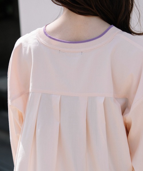 Munich(ミューニック)の「セルロースコットンドレープローンリブブラウス(シャツ/ブラウス・レディース・ホワイト/ブラック/ピンク・FREE)」の13枚目の写真