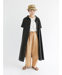 Samansa Mos2 | 【クールコットン】柄アソートシャツワンピース(シャツワンピース)