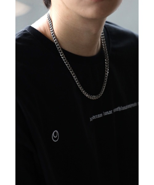 CREARE -LINO-（クレアーレリノ）の「ステンレス喜平チェーンネックレス<ユニセックス>（ネックレス・メンズ・ブラック系その他/ブラック系その他2/ゴールド系その他/ブラック系その他3/シルバー系/ゴールド系その他2/ゴールド系その他3/シルバー系1/シルバー系2・M/L）」の6枚目の写真