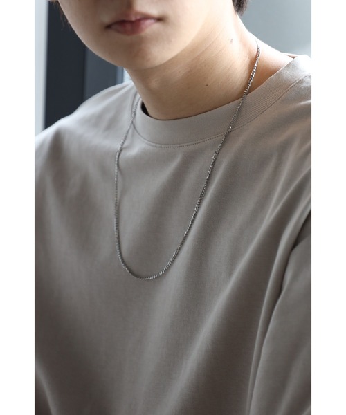 CREARE -LINO-（クレアーレリノ）の「ステンレス喜平チェーンネックレス<ユニセックス>（ネックレス・メンズ・ブラック系その他/ブラック系その他2/ゴールド系その他/ブラック系その他3/シルバー系/ゴールド系その他2/ゴールド系その他3/シルバー系1/シルバー系2・M/L）」の17枚目の写真