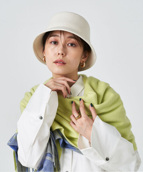 NOLLEY’S Sophi（ノーリーズソフィ）の「ビッグカフスシャツワンピース（シャツワンピース・レディース・オフホワイト/ブルー系その他3・38）」の4枚目の写真