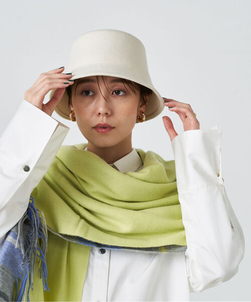 NOLLEY’S Sophi（ノーリーズソフィ）の「ビッグカフスシャツワンピース（シャツワンピース・レディース・オフホワイト/ブルー系その他3・38）」の9枚目の写真