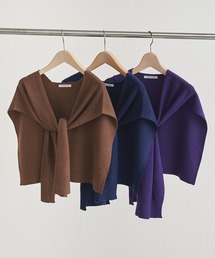 PAPILLONNER | スタイリングにプラス1/カーディガン風ストール/PAPILLONNER/パピヨネ(ストール/ショール)