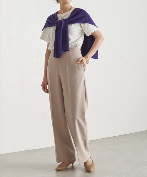 PAPILLONNER（パピヨネ）の「スタイリングにプラス1/カーディガン風ストール/PAPILLONNER/パピヨネ（ストール/ショール・レディース・ベージュ/パープル/ネイビー・FREE）」の12枚目の写真