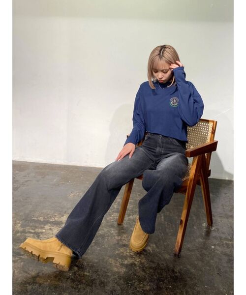 EMODA(エモダ)の「アップレースタンクシューズ(ブーツ・レディース・ブラック/キャメル・SMALL/MEDIUM/LARGE)」の11枚目の写真