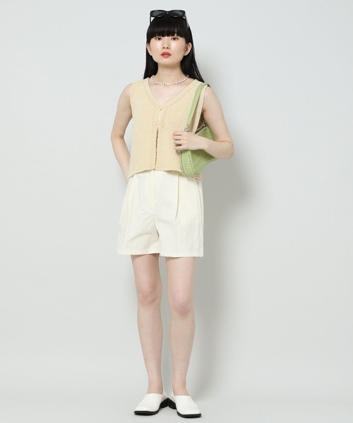 ALAND（エーランド）の「3.3 Field Trip／33 V-NECK VEST 2124449（ベスト・レディース・アイボリー/イエロー・FREE）」の10枚目の写真